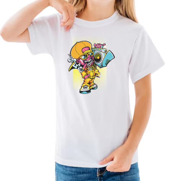 Camiseta Infanto Juvenil Zombie sound - Imagem 3