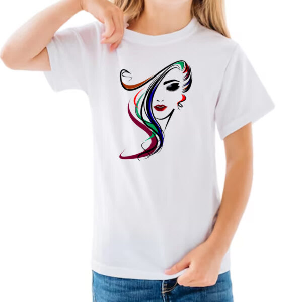 Camiseta Infanto Juvenil Beautiful Girl 5 - Imagem 3