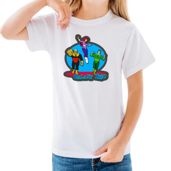 Camiseta Infanto Juvenil Nostalgia Galaxy Trio - Imagem 3