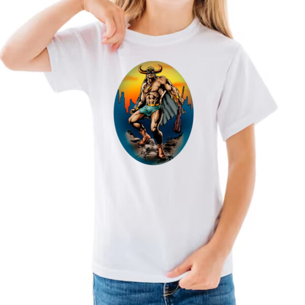 Camiseta Infanto Juvenil Nostalgia Mightor Sunset - Imagem 3