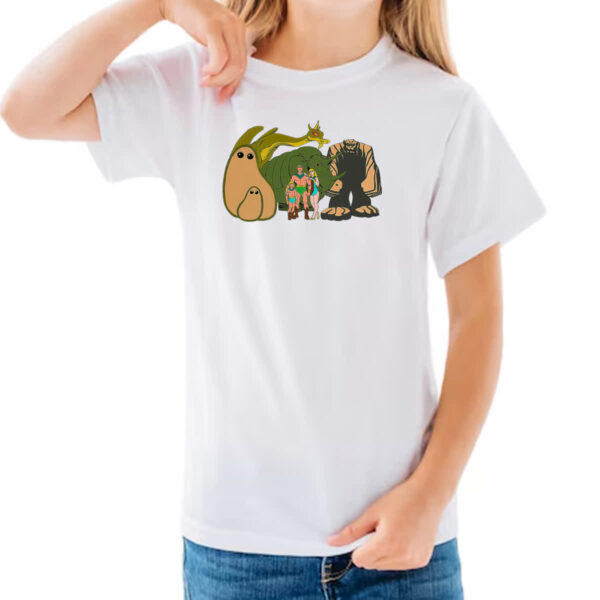 Camiseta Infanto Juvenil Nostalgia Os Herculoides Time - Imagem 3