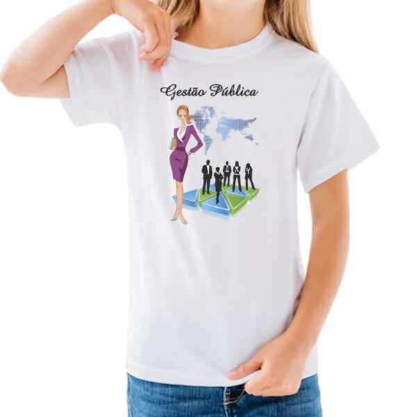 Camiseta Infanto Juvenil Gestao Publica - Imagem 3