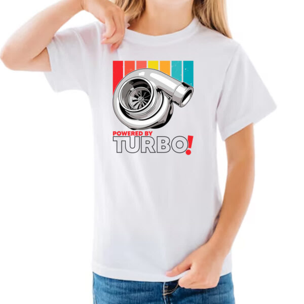 Camiseta Infanto Juvenil Turbo powered - Imagem 3