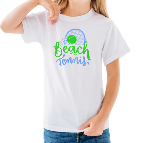 Camiseta Infanto Juvenil Beach tennis - Imagem 3