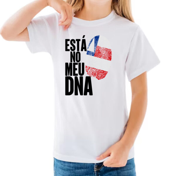 Camiseta Infanto Juvenil Esta no meu DNA Bahia - Imagem 3