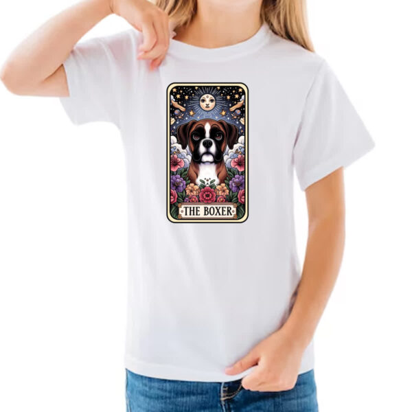 Camiseta Infanto Juvenil Taro cachorro Boxer - Imagem 3