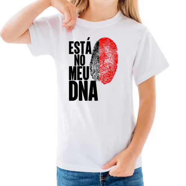 Camiseta Infanto Juvenil Esta no meu DNA Paraiba - Imagem 3