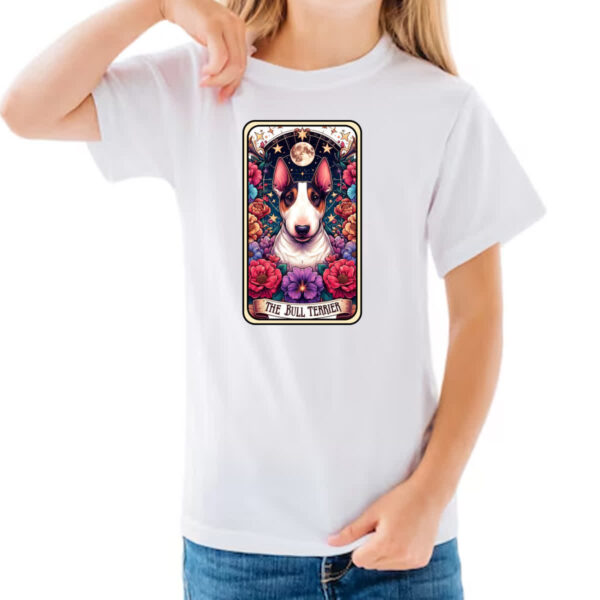 Camiseta Infanto Juvenil Taro cachorro Bull Terrier - Imagem 3
