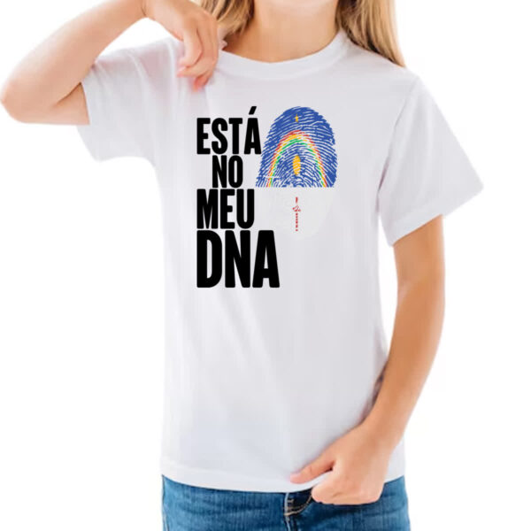 Camiseta Infanto Juvenil Esta no meu DNA Pernambuco - Imagem 3
