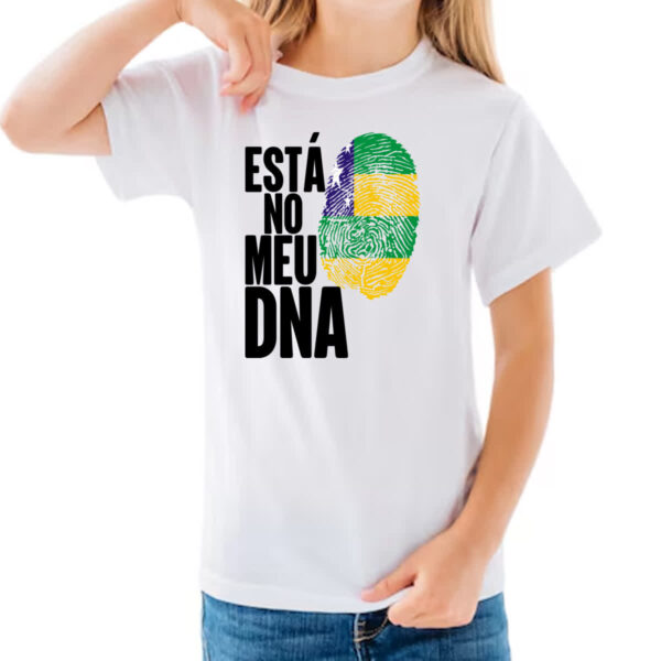 Camiseta Infanto Juvenil Esta no meu DNA Sergipe - Imagem 3