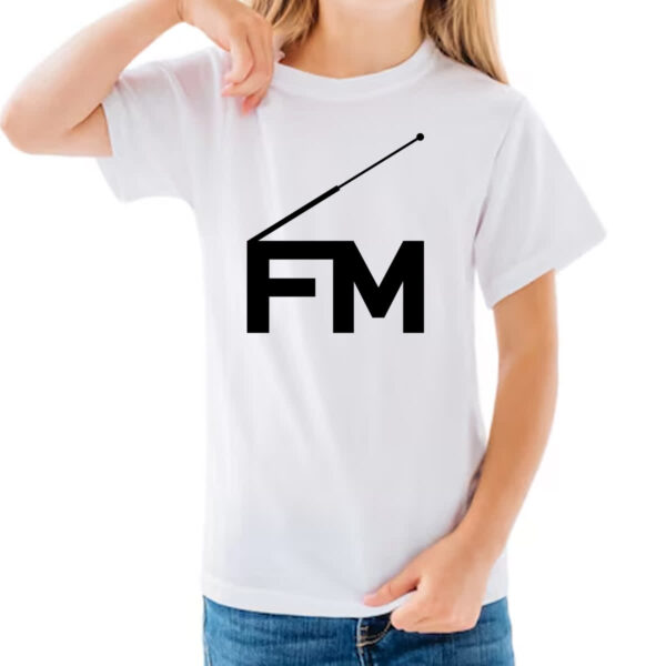 Camiseta Infanto Juvenil FM Frequencia Modulada - Imagem 3