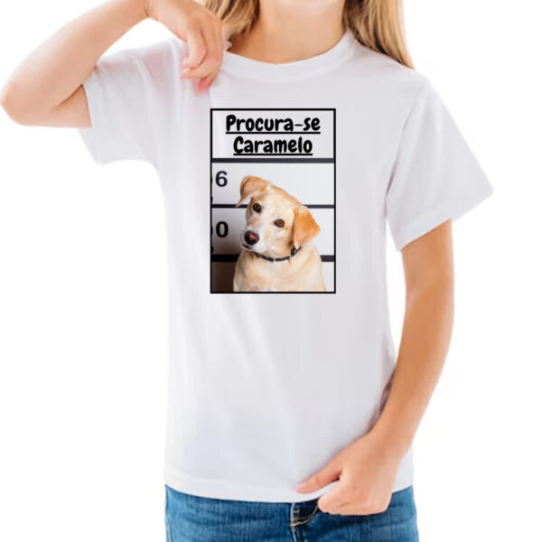 Camiseta Infanto Juvenil Procura-se um caramelo - Imagem 3