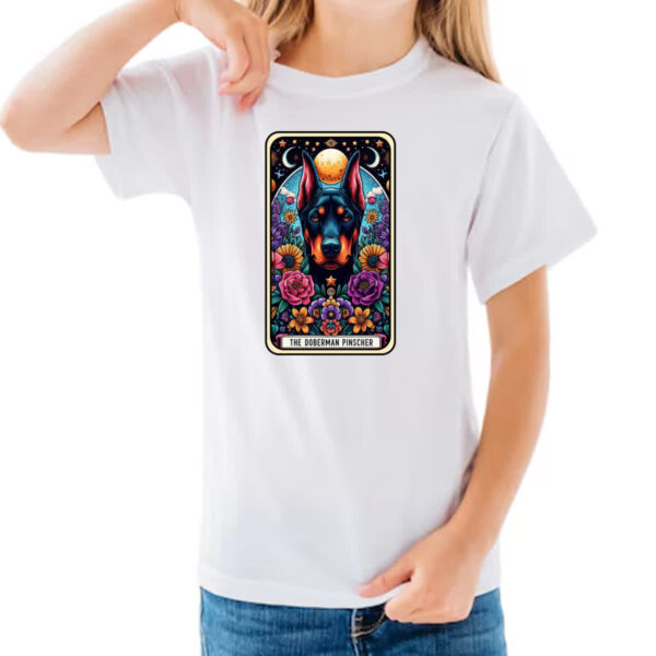 Camiseta Infanto Juvenil Taro cachorro Doberman - Imagem 3