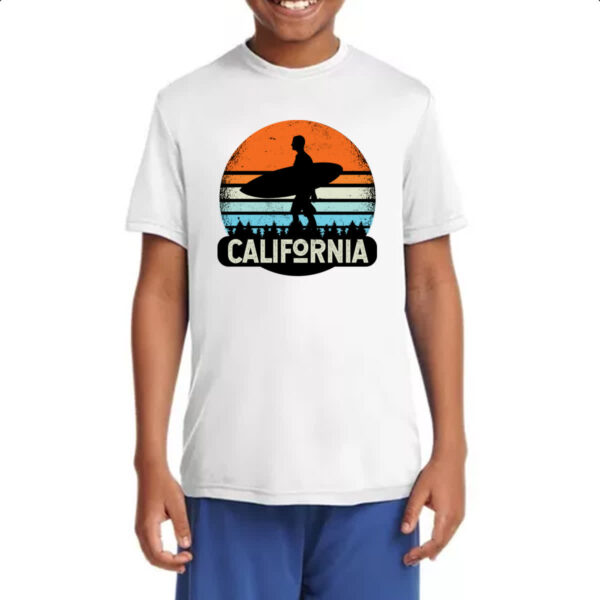 Camiseta Infanto Juvenil Surf California Sunset - Imagem 4