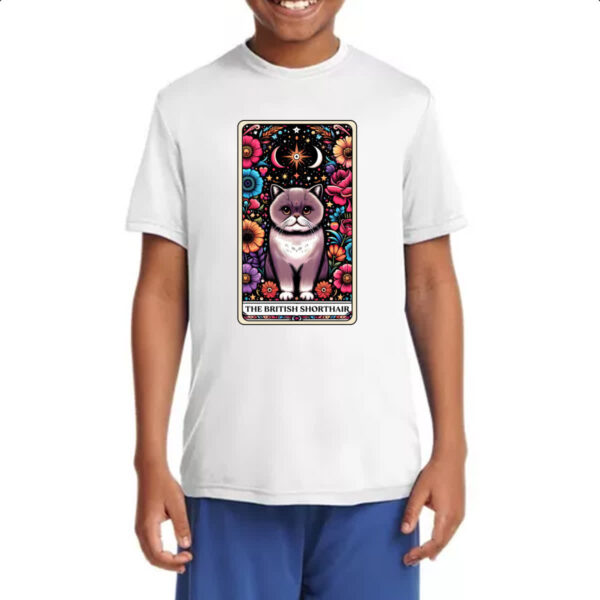 Camiseta Infanto Juvenil Taro gato Pelo Curto Ingles - Imagem 4