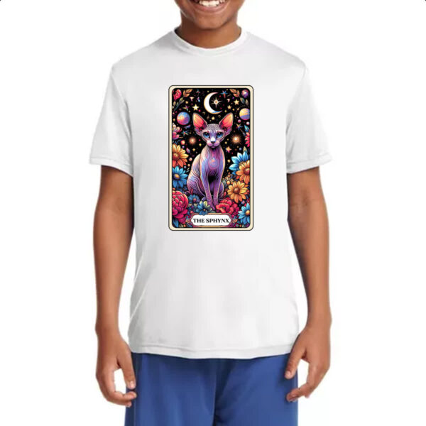 Camiseta Infanto Juvenil Taro gato Sphynx - Imagem 4