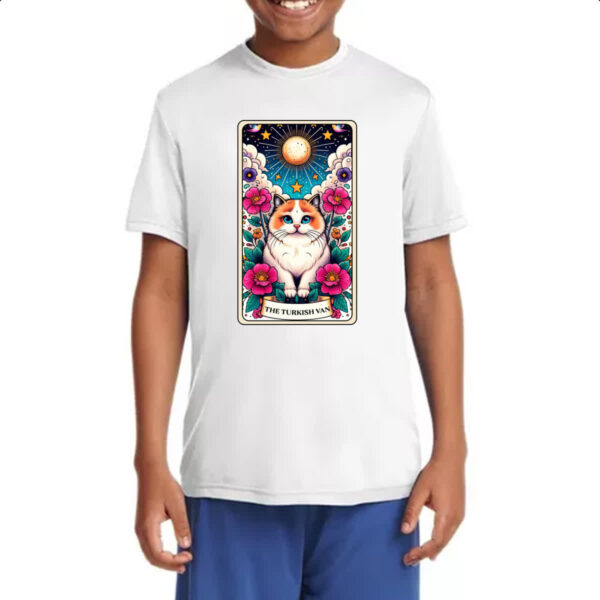 Camiseta Infanto Juvenil Taro gato Van Turco - Imagem 4
