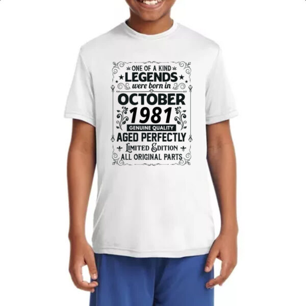 Camiseta Infanto Juvenil Legends Were Born OUT-1981 - Imagem 4