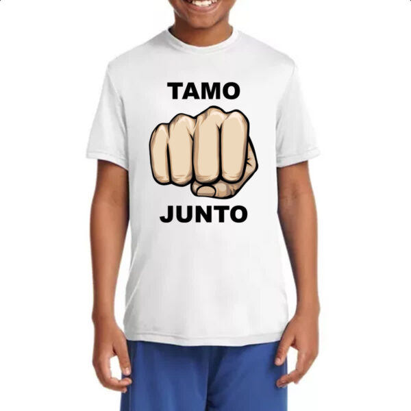 Camiseta Infanto Juvenil Tamo junto - Imagem 4