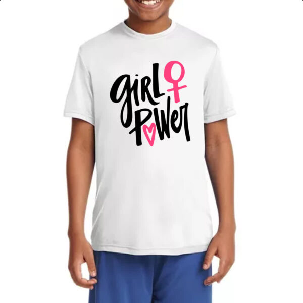 Camiseta Infanto Juvenil Empoderada Girl Power - Imagem 4