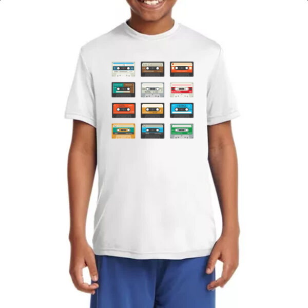 Camiseta Infanto Juvenil Tapes Fitas K7 Vintage - Imagem 4