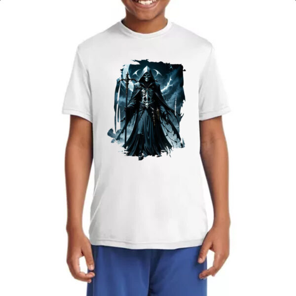 Camiseta Infanto Juvenil Grim Reaper Lua Minguante - Imagem 4