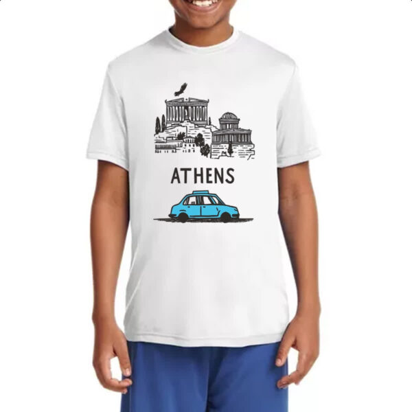 Camiseta Infanto Juvenil Athena Pintura Nanquim - Imagem 4