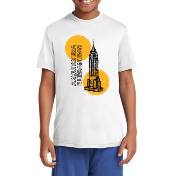 Camiseta Infanto Juvenil Arquitetura e urbanismo - Imagem 4