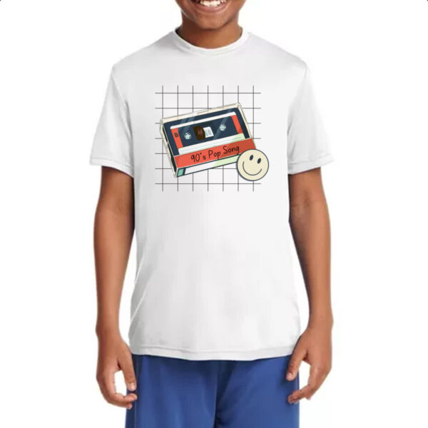 Camiseta Infanto Juvenil Fita K7 90 Pop Song - Imagem 4