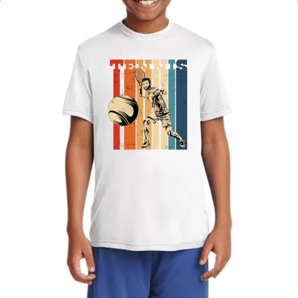 Camiseta Infanto Juvenil Tennis retro vintage - Imagem 4