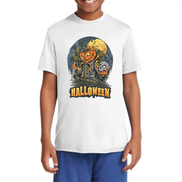 Camiseta Infanto Juvenil Halloween JackPot Milharal Faca - Imagem 4