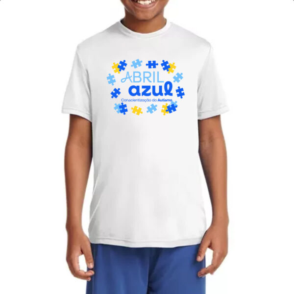 Camiseta Infanto Juvenil Autismo conscientizacao - Imagem 4