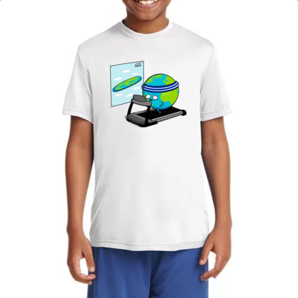 Camiseta Infanto Juvenil Terra querendo ser plana - Imagem 4