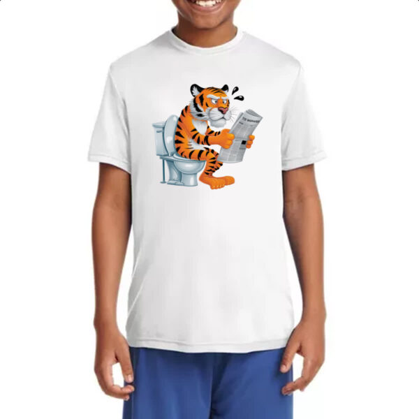 Camiseta Infanto Juvenil Tigre na sala de forca - Imagem 4