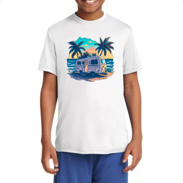 Camiseta Infanto Juvenil Trailer Sunset Arte - Imagem 4