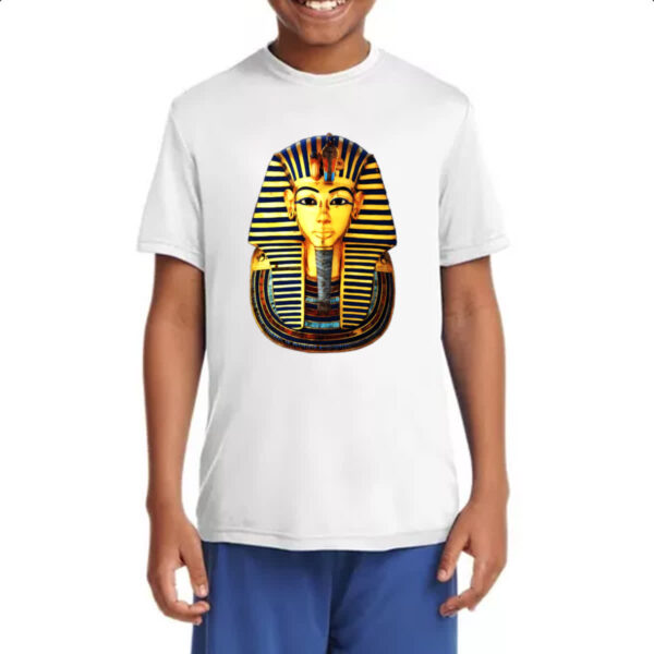 Camiseta Infanto Juvenil Tutancamon mascara - Imagem 4