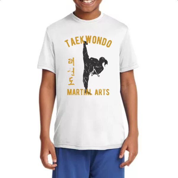 Camiseta Infanto Juvenil Taekwondo Martial Arts - Imagem 4