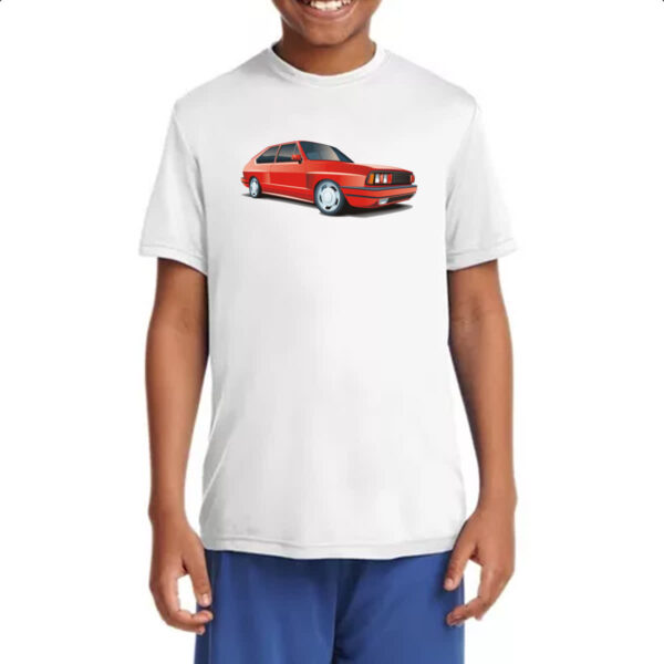 Camiseta Infanto Juvenil VW Passat Pointer Vermelho - Imagem 4