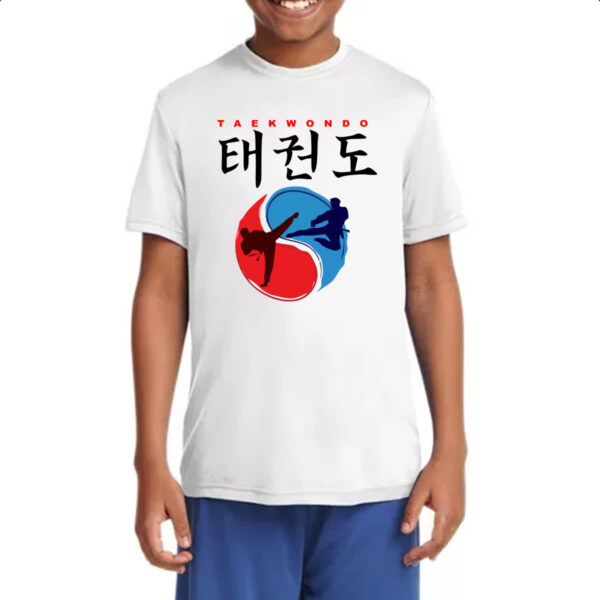 Camiseta Infanto Juvenil Taekwondo Yin-Yang - Imagem 4