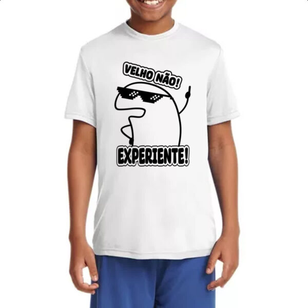 Camiseta Infanto Juvenil Velho nao experiente flork - Imagem 4
