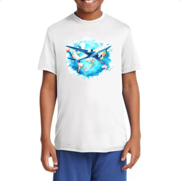 Camiseta Infanto Juvenil Viagem aviao turismo - Imagem 4