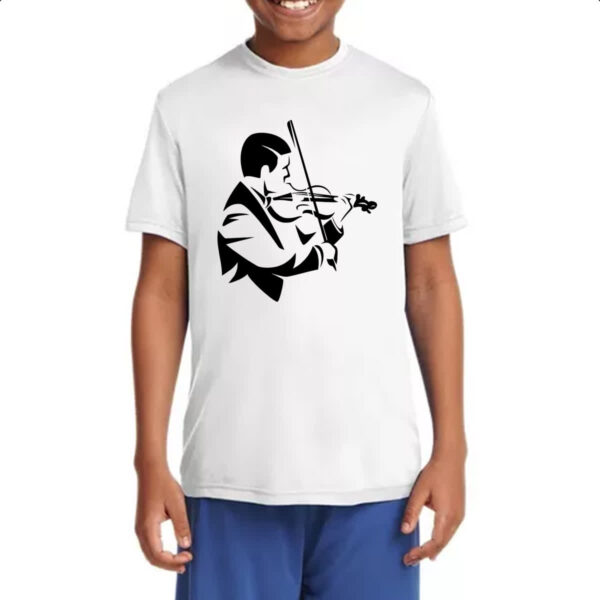 Camiseta Infanto Juvenil Violinista - Imagem 4