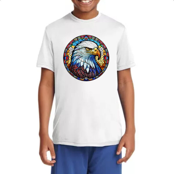 Camiseta Infanto Juvenil Vitral Aguia - Imagem 4