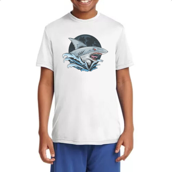 Camiseta Infanto Juvenil Tubarao de Malibu - Imagem 4