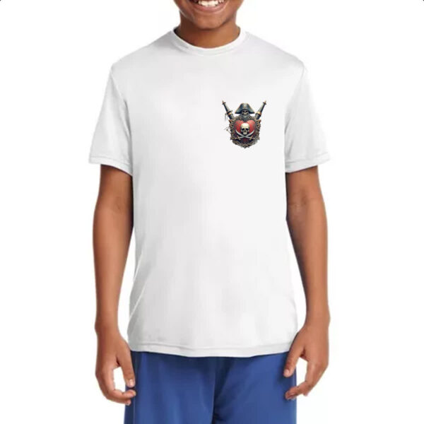 Camiseta Infanto Juvenil Brasao pirata 01 - Imagem 4