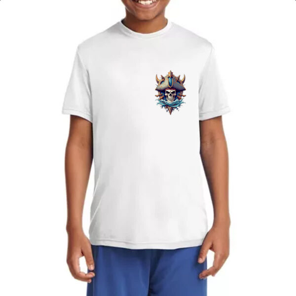 Camiseta Infanto Juvenil Brasao pirata 03 - Imagem 4