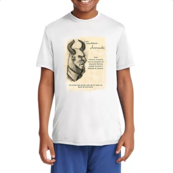 Camiseta Infanto Juvenil Grimm Livro Taureus Armanta - Imagem 4