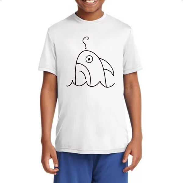 Camiseta Infanto Juvenil Tubarao indeciso desenho infantil - Imagem 4
