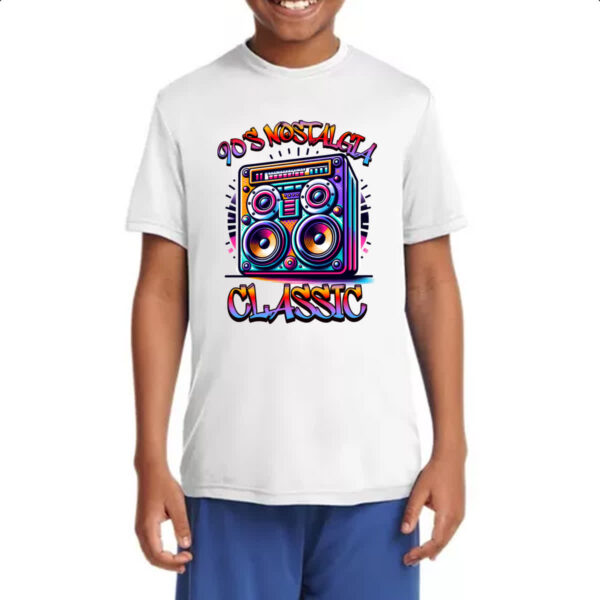 Camiseta Infanto Juvenil 90 Nostalgia Classic - Imagem 4