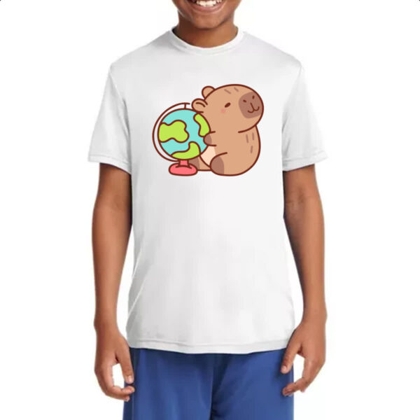 Camiseta Infanto Juvenil Capivara Globo - Imagem 4